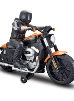 Motocicleta cu telecomanda Maisto Harley-Davidson Nightster XL 1200N, Portocaliu