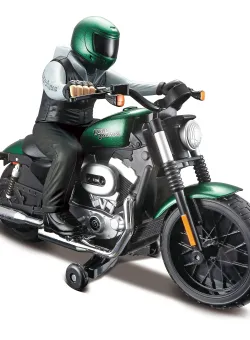 Motocicleta cu telecomanda Maisto Harley-Davidson Nightster XL 1200N, Verde