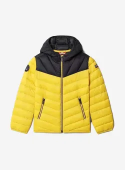 Napapijri geaca copii culoarea galben