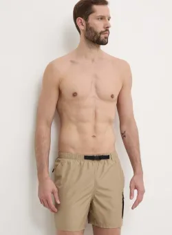 Nike pantaloni scurti de baie Voyage culoarea maro