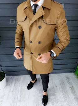 Palton barbati de toamna slim fit A8693 N8-5.3