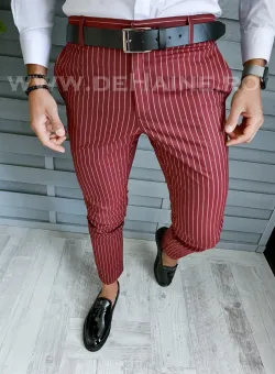 Pantaloni barbati eleganti in dungi B1758 O1-5.3