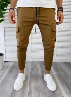 Pantaloni barbati maro smart casual B6052 N8-4.2