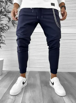 Pantaloni de trening bleumarin 12261 P20-2.3