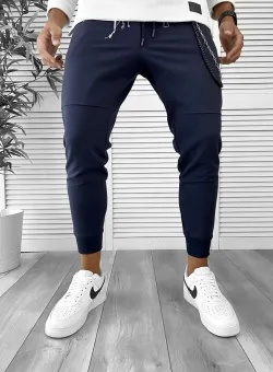 Pantaloni de trening bleumarin 12262 38-3