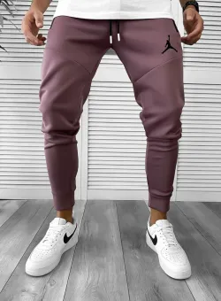 Pantaloni de trening maro conici silon 12361 78-3