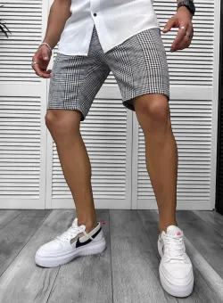 Pantaloni scurti casual cu imprimeu 13109