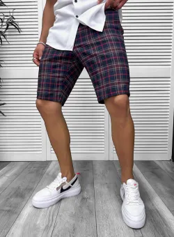 Pantaloni scurti casual cu imprimeu 13112