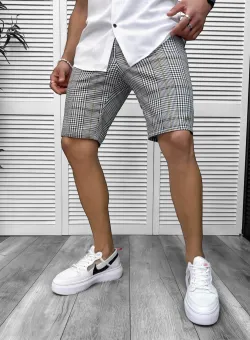Pantaloni scurti casual cu imprimeu 13133