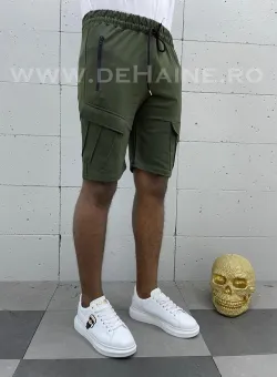 Pantaloni scurti de trening kaki B3937 O5-3.1