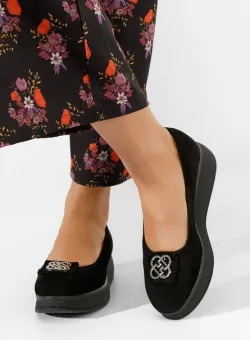 Pantofi casual cu platformă Varela negri