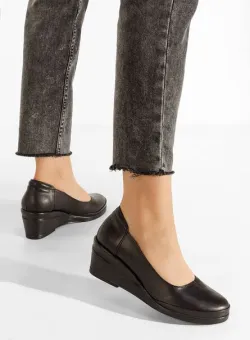 Pantofi cu platforma Grana negri