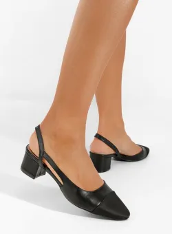 Pantofi slingback Varese negri