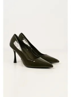 Pantofi Stefi stiletto kaki