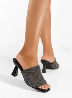 Papuci dama eleganti Azelia negri