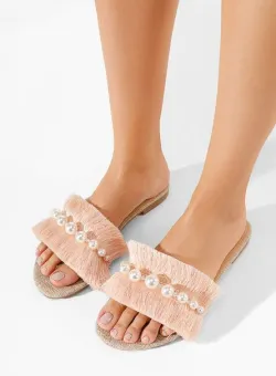 Papuci dama Fabiola roz