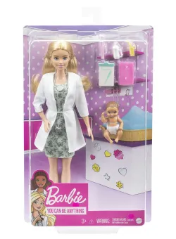 Papusa cu accesorii, Barbie, Doctor GVK03