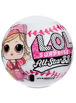 Papusa LOL Surprise All Star B.B.s, Baseball, 8 Surprize, S1, Pink