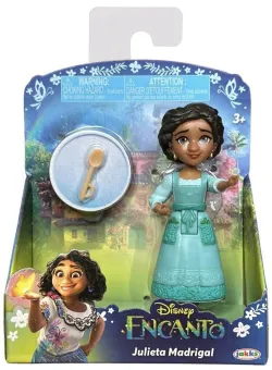 Papusa mini cu accesoriu, Disney Encanto, Julieta Madrigal, 8 cm