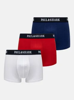Paul&Shark boxeri 3-pack barbati, culoarea albastru marin, 11315105