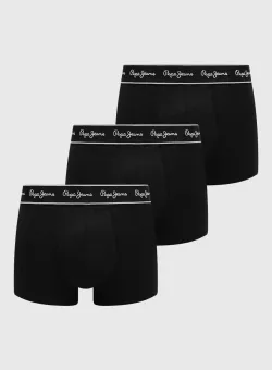 Pepe Jeans boxeri 3-pack barbati, culoarea negru