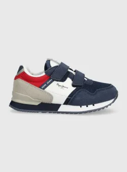 Pepe Jeans sneakers pentru copii LONDON URBAN BK culoarea albastru marin