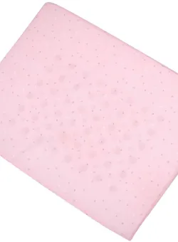 Perna inclinata antisufocare Air Comfort, 60 x 45 x 9 cm, husa detasabila si lavabila, Lorelli, Pink Sky