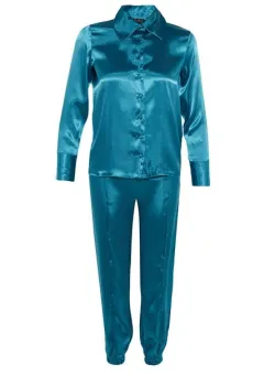 Pijama dama verde Luneda