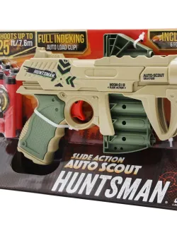Pistol Auto Scout cu 6 sageti din burete, Huntsman, Lanard Toys