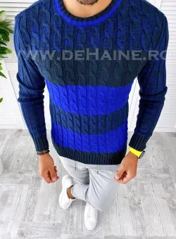 Pulover barbati gros slim fit bleumarin T3565. 81-4.1