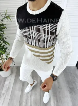 Pulover barbati gros slim fit T3626 i16-1