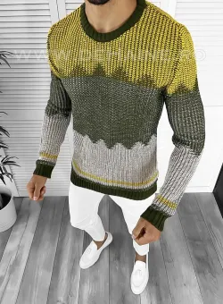 Pulover barbati gros slim fit ZR T3626 i4-4.2