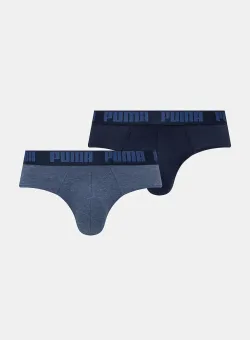Puma slip 2-pack barbati, culoarea albastru marin, 938322