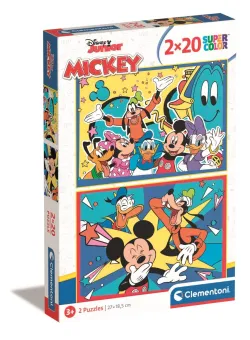 Puzzle Clementoni Disney Mickey Mouse, 2 x 20 piese