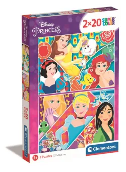 Puzzle Clementoni Disney Princess, 2 x 20 piese