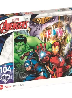 Puzzle Clementoni Marvel Avengers Brilliant, 104 piese