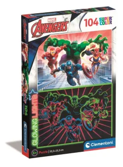 Puzzle Clementoni Marvel Avengers Glowing, 104 piese