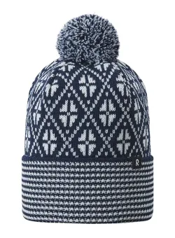 Reima șapcă de lână pentru copii Kuurassa culoarea albastru marin, de lana