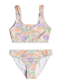 Roxy costum de baie pentru copii din două piese RG STORY culoarea portocaliu