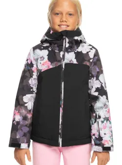 Roxy geaca de schi pentru copii GREYWOOD GIRL J SNJT culoarea negru