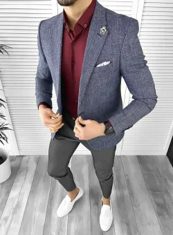 Sacou barbati slim fit 10346 P18-5.2
