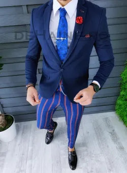 Sacou barbati slim fit A8814 99-2 e ~