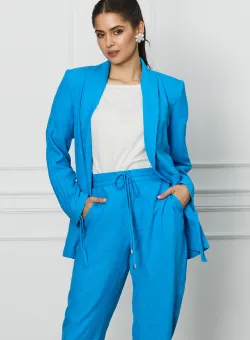 Sacou LaDonna albastru lejer