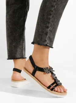 Sandale bijou Eleane S negre