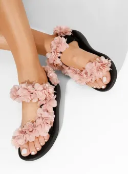 Sandale cu talpa joasa Isembra V3 roz