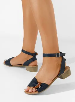 Sandale dama piele Vestina navy