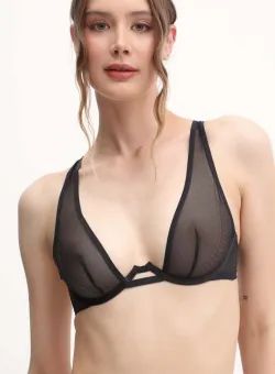 Scandale sutien culoarea negru, neted, BPL001