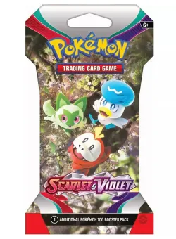 Set 10 carti de joc Booster, Pokemon, Scarlet si Violet, S2