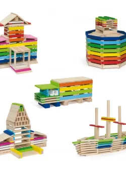 Set 250 de blocuri pentru constructie, Viga, Architecture