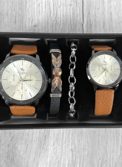 Set ceasuri pentru dama si barbati+bratara B9247
